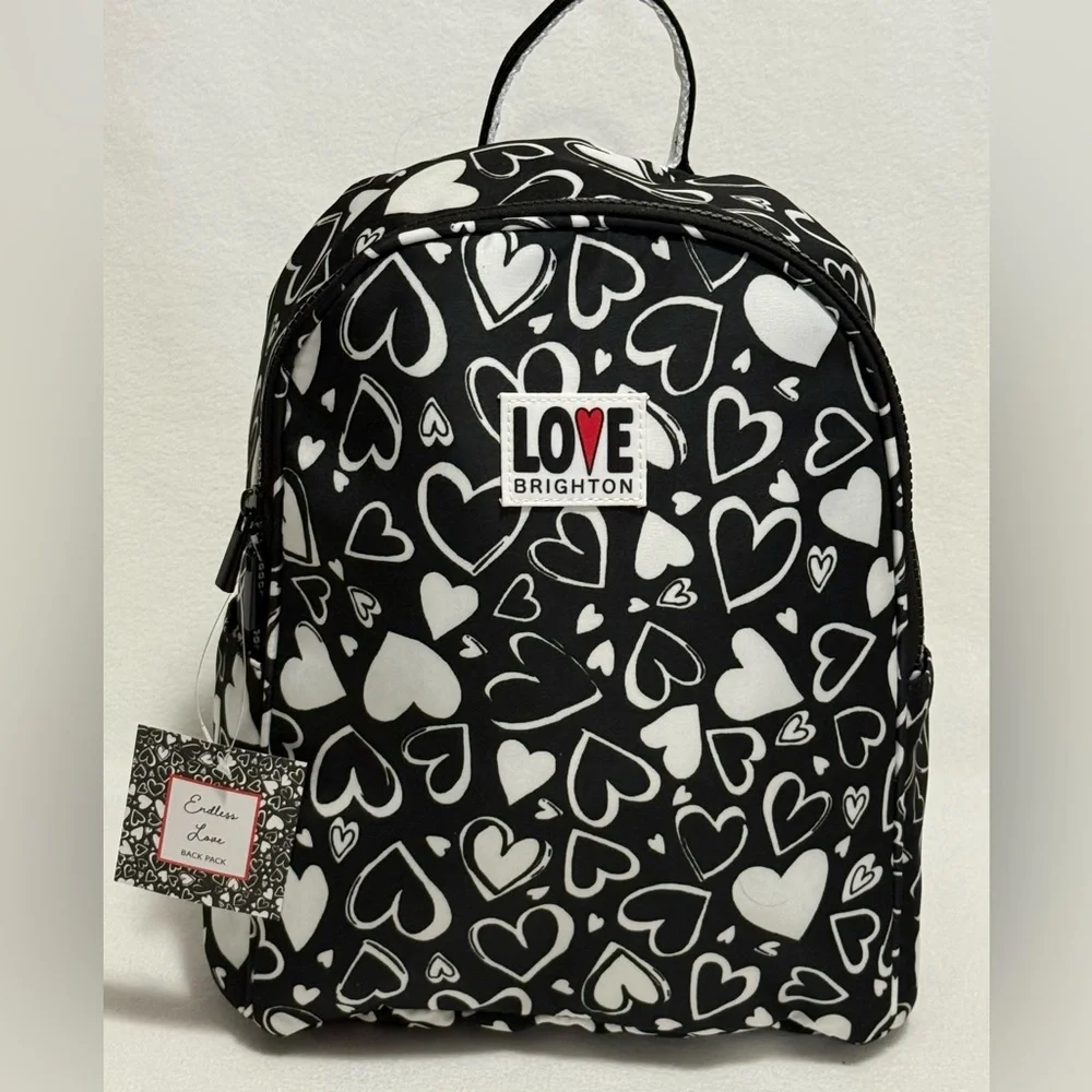 Brighton Endless Live Love Medium Sized Nylon Backpack - Limited Edition - NWT